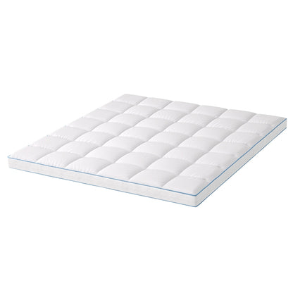 Giselle Bedding Mattress Topper Pillowtop Bamboo 10cm King - Furniture > Mattresses > Mattress Toppers