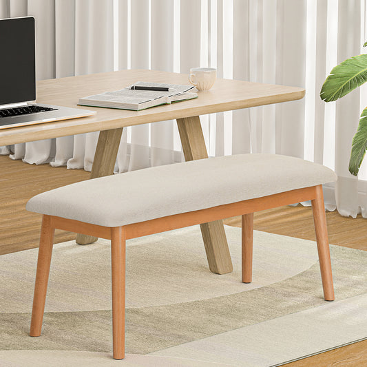 Artiss Dining Bench Upholstery Seat Wooden Chair 106cm - Furniture > Dining > Kitchen & Dining Chairs