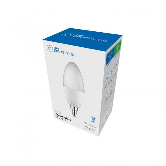 Laser 5W Smart White Bulb E14 App & Voice Controlled Home & Garden > Lighting > Lighting Accessories
