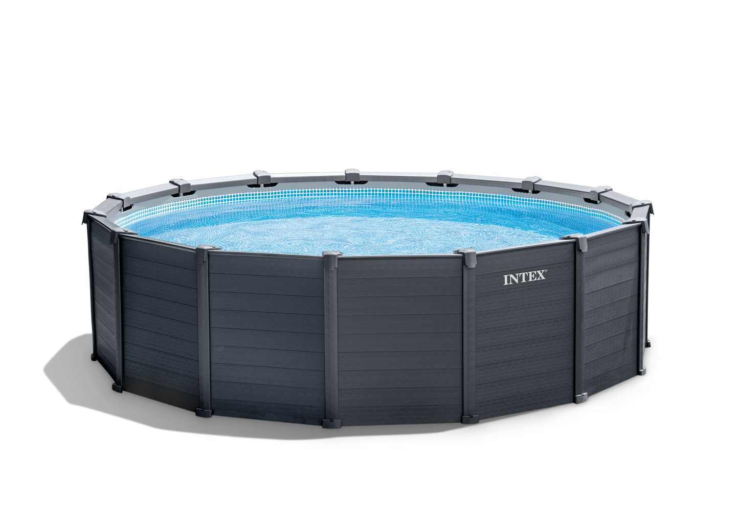 Intex Intex Graphite Grey Panel Pool 4.78 x 1.24M 26384 - Home & Garden > Pool & Accessories > Swimming Pools