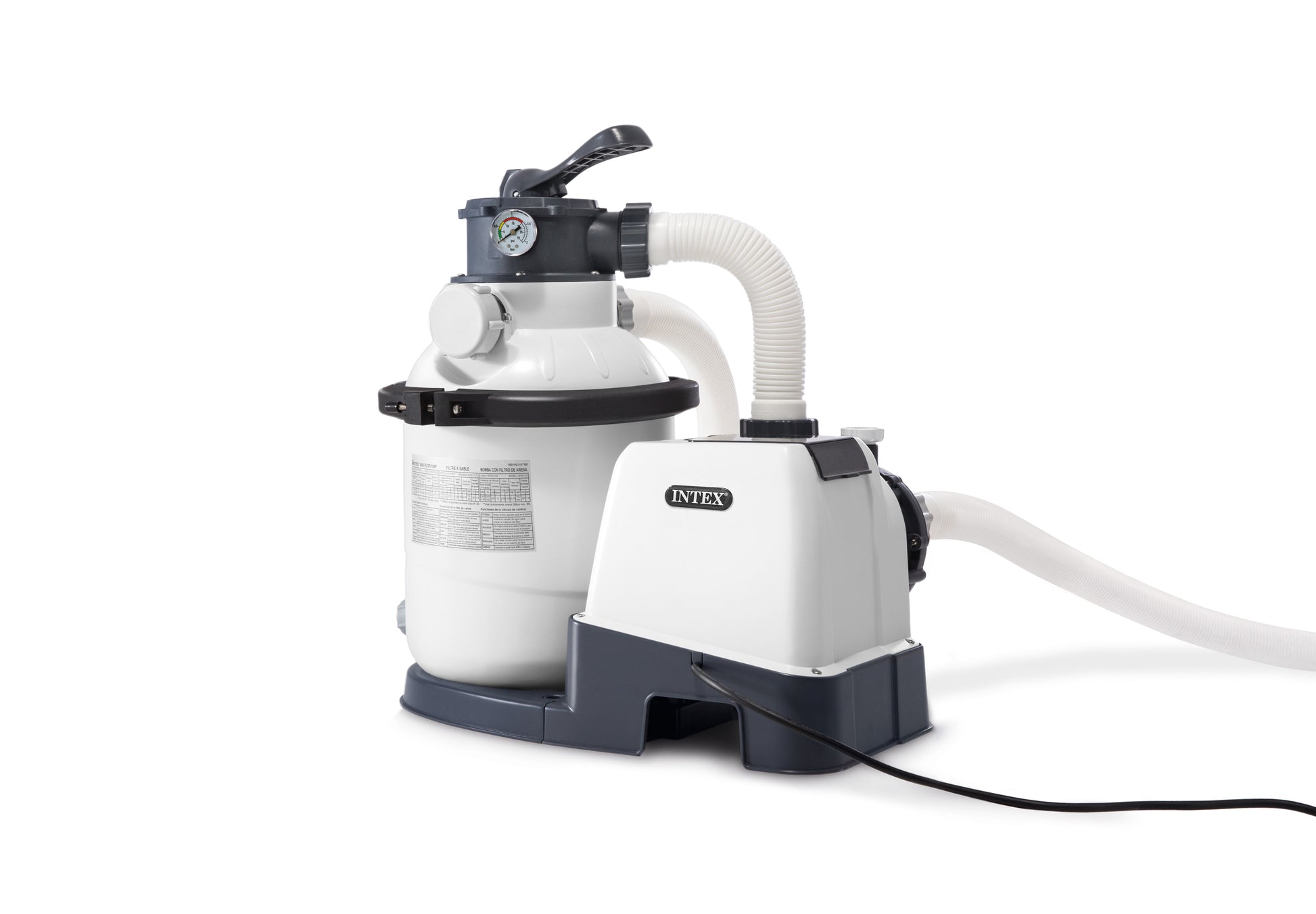 Intex Intex Graphite Grey Panel Pool 4.78 x 1.24M 26384 - Home & Garden > Pool & Accessories > Swimming Pools