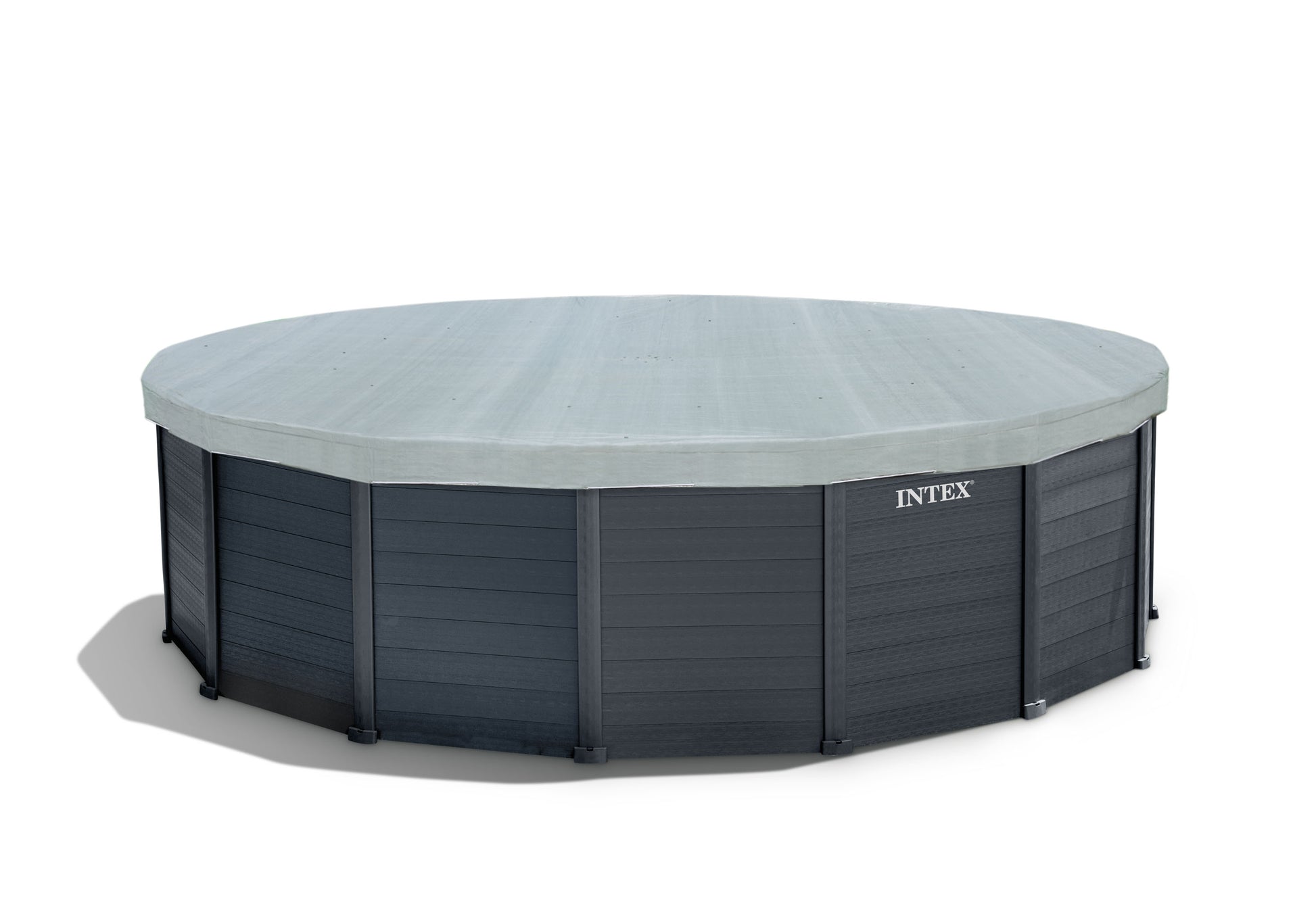 Intex Intex Graphite Grey Panel Pool 4.78 x 1.24M 26384 - Home & Garden > Pool & Accessories > Swimming Pools