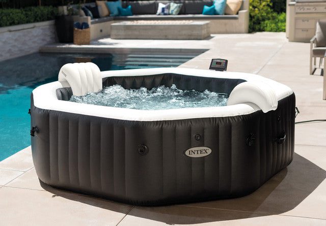 Intex PureSpa Jet and Bubble Deluxe Spa 6 Person 28462 - Home & Garden > Pool & Accessories > Spas & Accessories