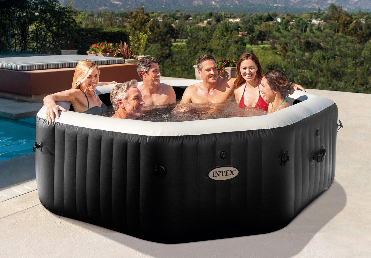 Intex PureSpa Jet and Bubble Deluxe Spa 6 Person 28462 - Home & Garden > Pool & Accessories > Spas & Accessories