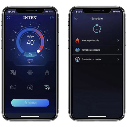 Intex PureSpa Jet and Bubble Deluxe Spa 6 Person 28462 - Home & Garden > Pool & Accessories > Spas & Accessories