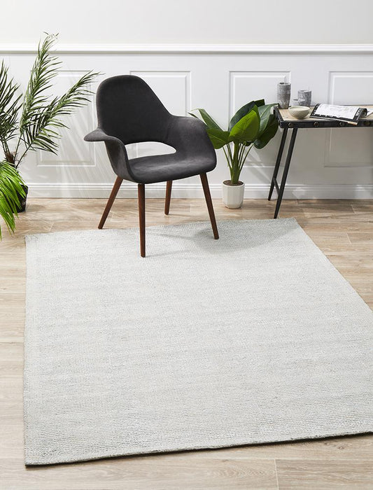 Allure Sky Cotton Rayon Rug by Rug Culture - 400x300CM - Home & Garden > Rugs > Floor Rugs