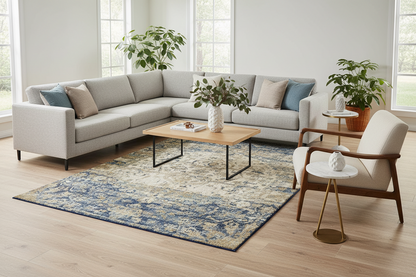 Anastasia 252 Blue Rug by Rug Culture - 290X200CM