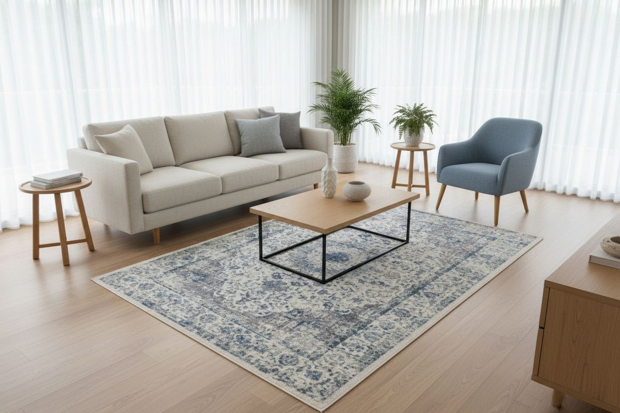 Evoke 251 White by Rug Culture -330X240CM - RECTANGLE