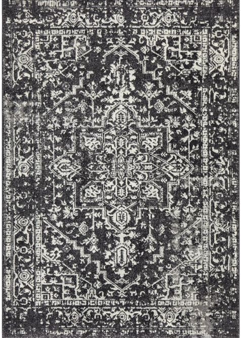 Evoke 253 Charcoal by Rug Culture -400X300CM - RECTANGLE - Home & Garden > Rugs > Floor Rugs