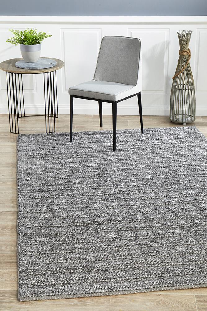 Harvest 801 Steel Rug by Rug Culture -400X300CM - RECTANGLE - Home & Garden > Rugs > Floor Rugs
