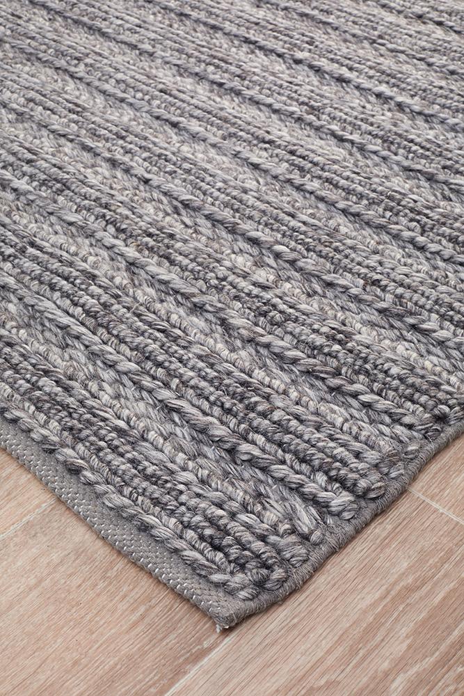 Harvest 801 Steel Rug by Rug Culture -400X300CM - RECTANGLE - Home & Garden > Rugs > Floor Rugs