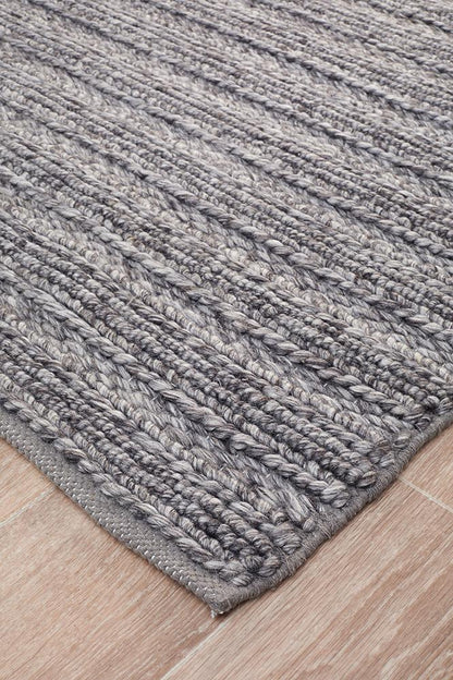 Harvest 801 Steel Rug by Rug Culture -400X300CM - RECTANGLE - Home & Garden > Rugs > Floor Rugs