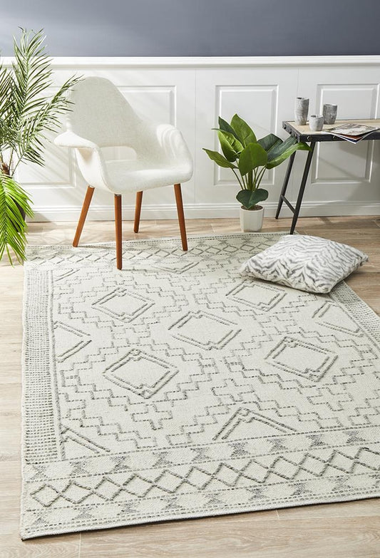 Hudson 802 Ivory by Rug Culture - 320X230CM - RECTANGLE - Home & Garden > Rugs > Floor Rugs