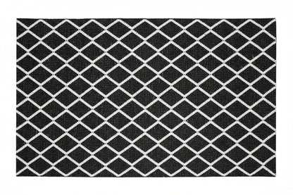 Huxley Black Rug by Rug Culture-280X190CM - RECTANGLE - Home & Garden > Rugs > Floor Rugs