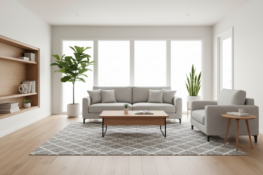 Huxley Grey Rug by Rug Culture-280X190CM - RECTANGLE