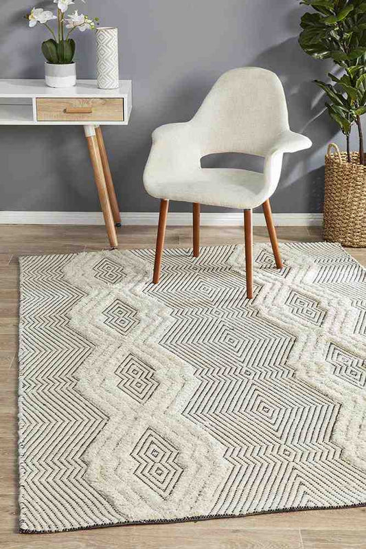 Miller 741 Bone by Rug Culture - 320X230CM - RECTANGLE - Home & Garden > Rugs > Floor Rugs