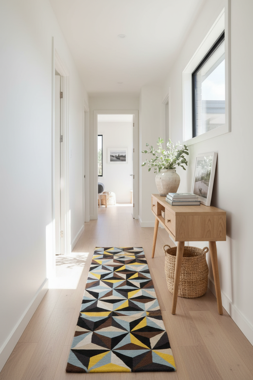 Matrix 900 Blue Runner By Rug Culture - 400X80CM - RUNNER