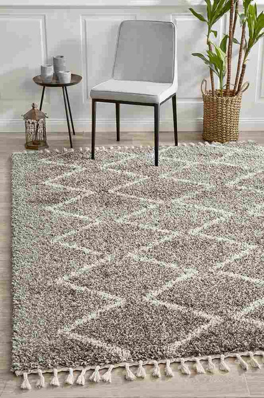 Saffron 11 Grey by Rug Culture - 400X300CM - RECTANGLE - Home & Garden > Rugs > Floor Rugs
