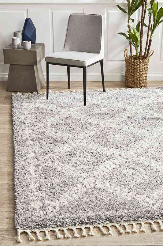 Saffron 33 Silver by Rug Culture - 400X300CM - RECTANGLE - Home & Garden > Rugs > Floor Rugs