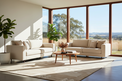 Sahara Abel Natural Rugs by Rug Culture-280X190CM - RECTANGLE