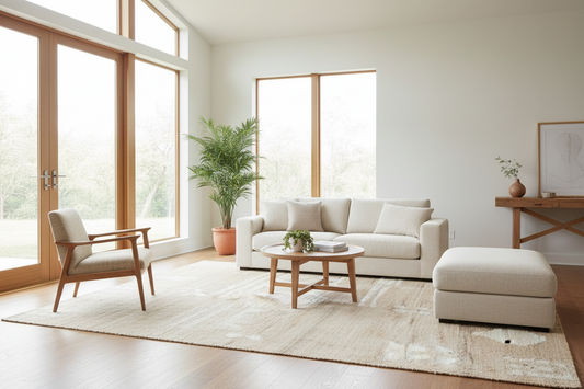 Sahara Abel Natural Rugs by Rug Culture-280X190CM - RECTANGLE