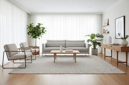 Skandi 300 Grey Rug by Rug Culture-280X190CM - RECTANGLE