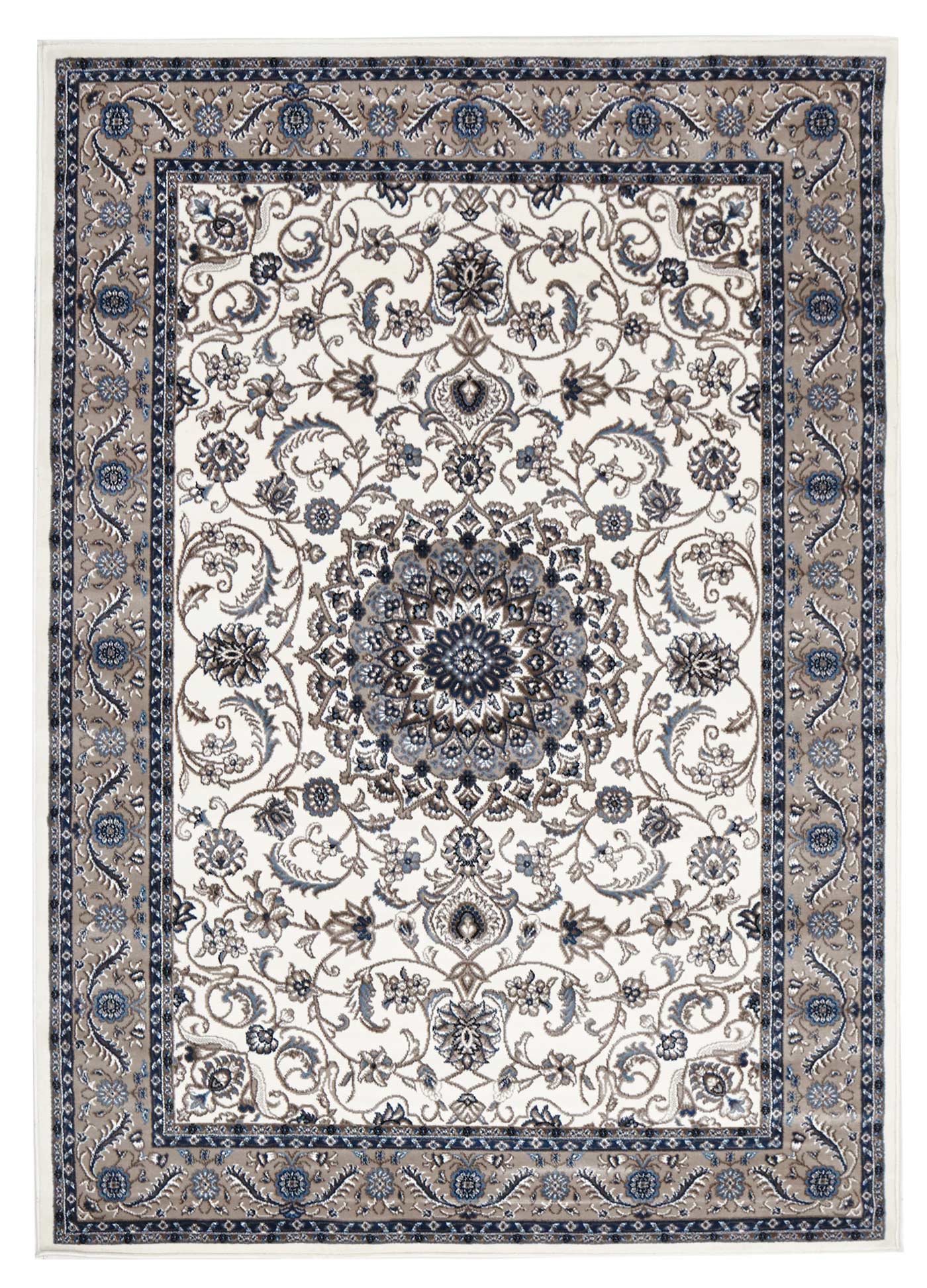 Sydney 9 White Beige Rug by Rug Culture - 400X300CM - RECTANGLE - Home & Garden > Rugs > Floor Rugs