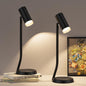 Cordless Table Lamps, Battery Operated Portable Table Light with Magnetic Adjustable Angle Head, 5000mAh Rechargeable Lamp with CCT Dimming for Patio Party Restaurant Dining Home 2 Packs