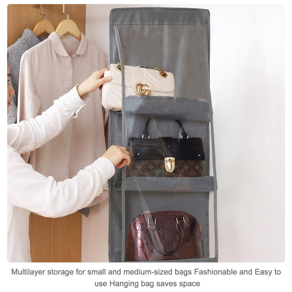 Purse Organizer for Closet,Purse Organizer Holder,Hanging Purse Storage, Handbag Storage Organizer,purse closet organizer