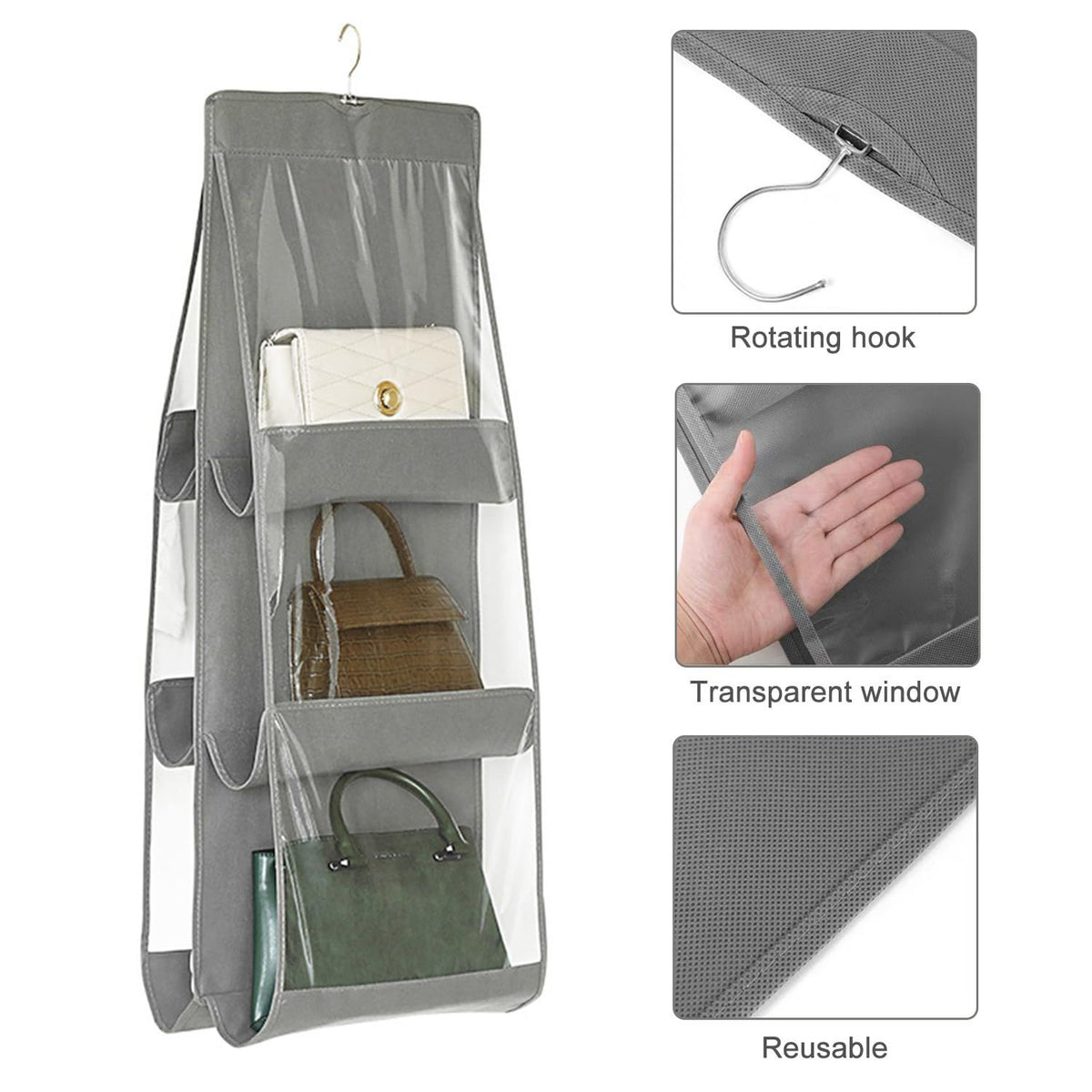 Purse Organizer for Closet,Purse Organizer Holder,Hanging Purse Storage, Handbag Storage Organizer,purse closet organizer