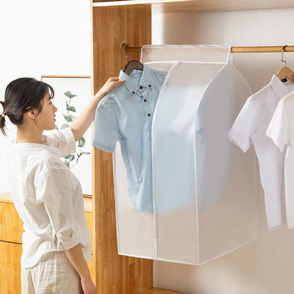 Garment Bags-proof Dust Cover Coat Hanging Clothes Storage Bag Premium Thickened Clothing Organizer Moisture-proof Dust