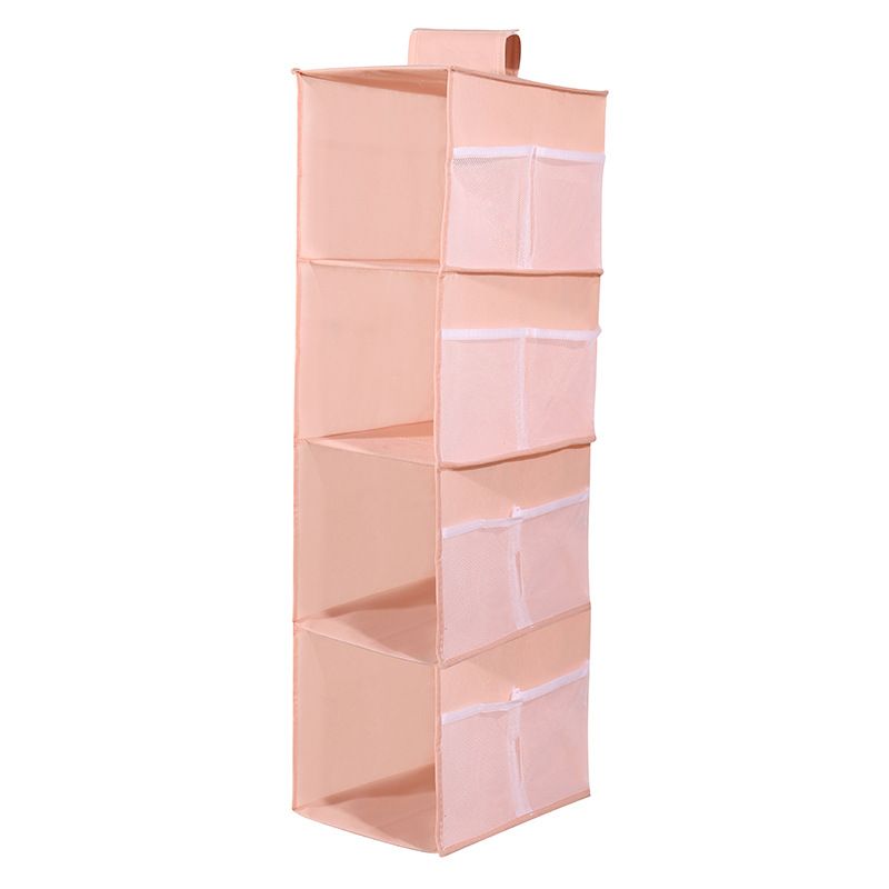 Hanging Closet Organizer and Storage 4-Shelf Shelves Wardrobe Clothes Organization Closets Shelf Multi-layer （3pcs）