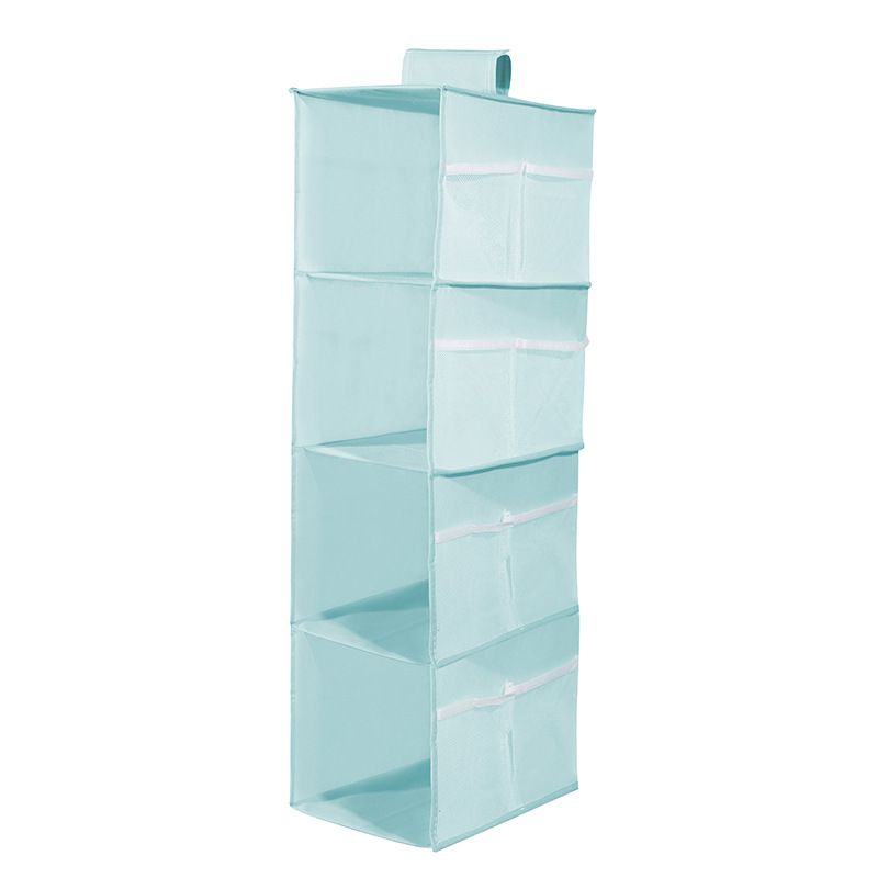 Hanging Closet Organizer and Storage 4-Shelf Shelves Wardrobe Clothes Organization Closets Shelf Multi-layer （3pcs）