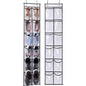 12 Large Mesh Pockets Hanging Narrow Closet Door, White, 2 Pack
 Hang in the bedroom for boots, high heels, sneakers;