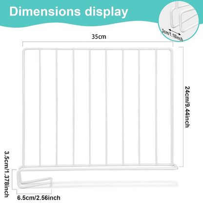 2 Pack Closet Shelf Dividers