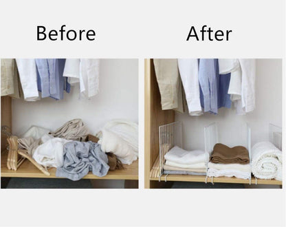 2 Pack Closet Shelf Dividers