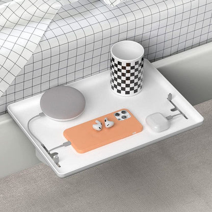 Bedside Caddy – Hanging Storage Organizer for Bed Frame-white