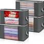 Fortunately Non-woven Quilt Storage Bag Cube 70L Gray 48*48*30cm(70L)