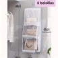 Multi-Layer Handbag Organizer for Closet, 1 Piece, 6/8 Grids, Space Saving for Suitcases and Handbags, Polyester Material