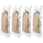 Hanging Vacuum Storage Bags Space Saver Bags for Clothes, 4 PackVacuum Seal Storage Bag for Suits, Coats or Jackets