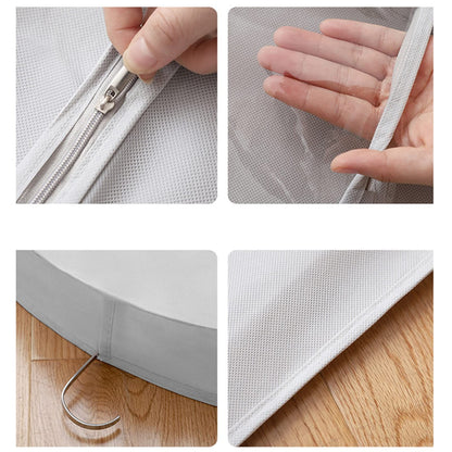 6Pcs Garment Bags for Hanging Clothes Suit Bags, Dust-Proof Clothes Cover Bag with Full-Length Zipper, Clear Hanging Garment Bag
