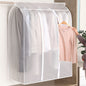Large Translucent Frosted Garment Rack Cover Bags Clothing Storage Bag with Zipper for Hanging Shirts,Seal Closets to Protect