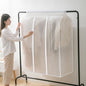 50'' Garment Bags for Hanging Clothes, Large Translucent Frosted Garment Rack Cover Bags Clothing Storage Bag with Zipper