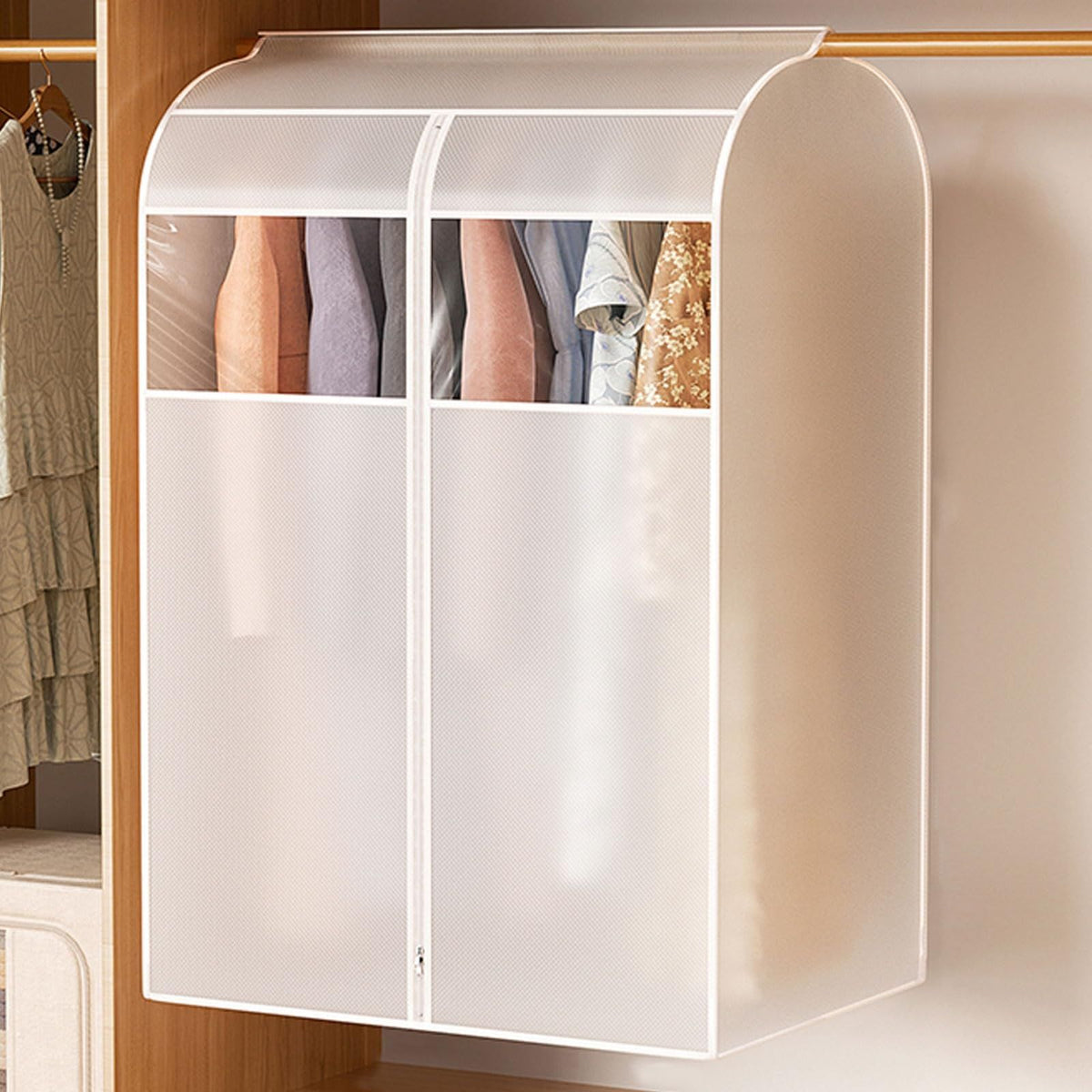 Garment Bags For Hanging Clothes, Extra Large Clear Hanging Garment Bags for Closet Storage, (Size : 120 * 80 * 60cm)