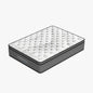 Luxopedic Pocket Spring Mattress 5 Zone 32CM Euro Top Memory Foam Medium Firm - Double - White Grey - Furniture >