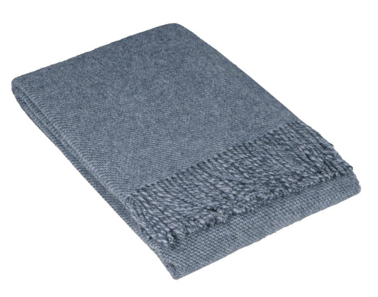 Cambridge Throw - 100% NZ Wool - Navy - Home & Garden > Decor