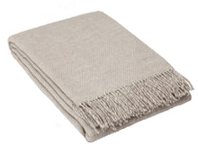 Cambridge Throw - 100% NZ Wool - Silver - Home & Garden > Decor