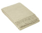 Oxford Throw - Merino Wool Blend - Stone