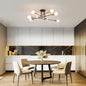 Modern Black Gold Ceiling Light 8 Lights - Home & Garden > Lighting > Ceiling Lights
