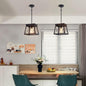 Farmhouse Pendant Light Rustic Lantern Chandelier Black - Home & Garden > Lighting > Lighting Accessories